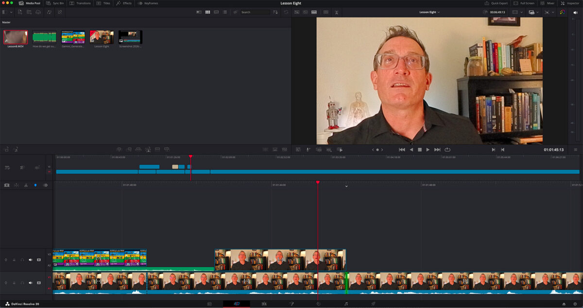 Davinci Resolve software