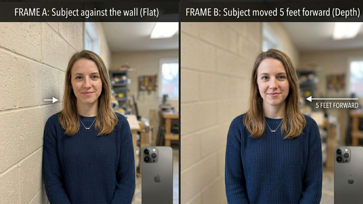 Background Magnification: The primary effect of Telephoto Compression.